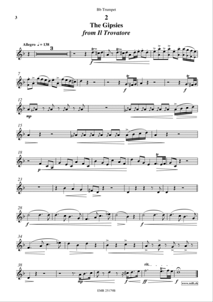 2 Chorus Of Gipsies Trumpet scores gallery preview page 4