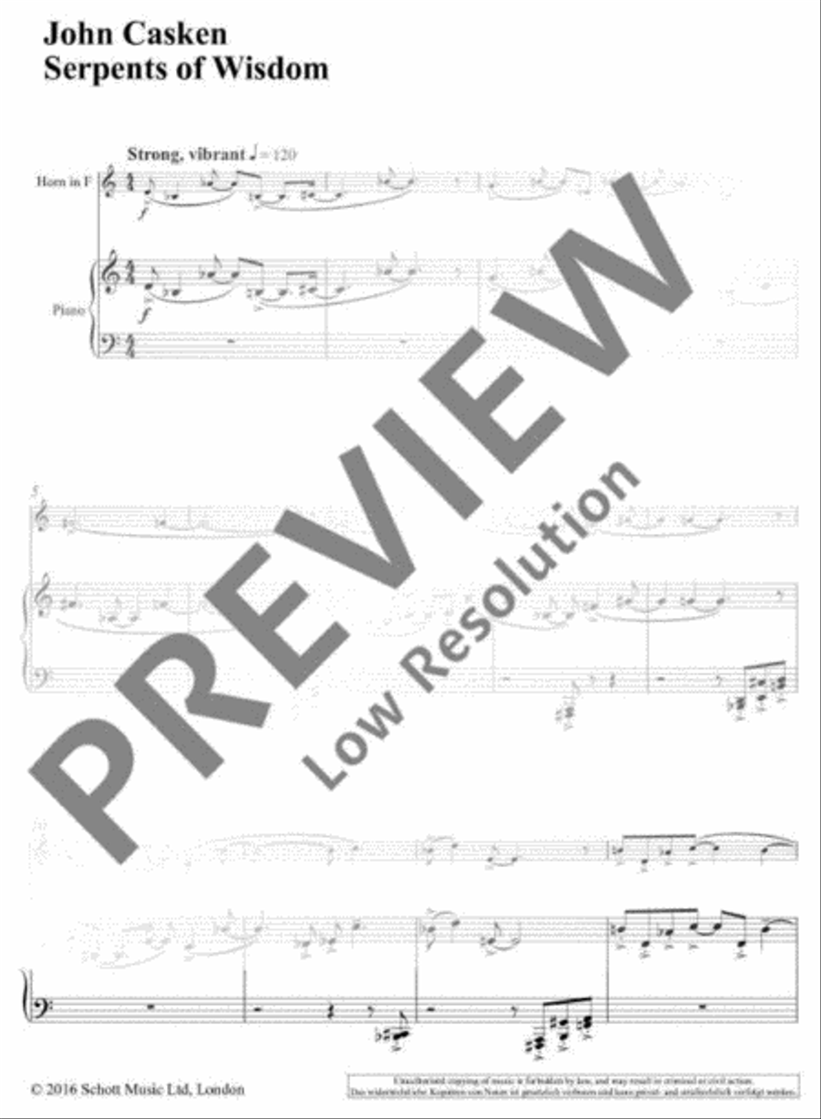 Serpents of Wisdom Piano Accompaniment scores gallery preview page 4