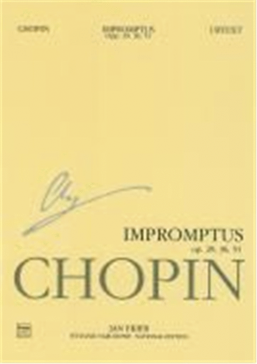 Impromptus, Op. 29, 36, 51