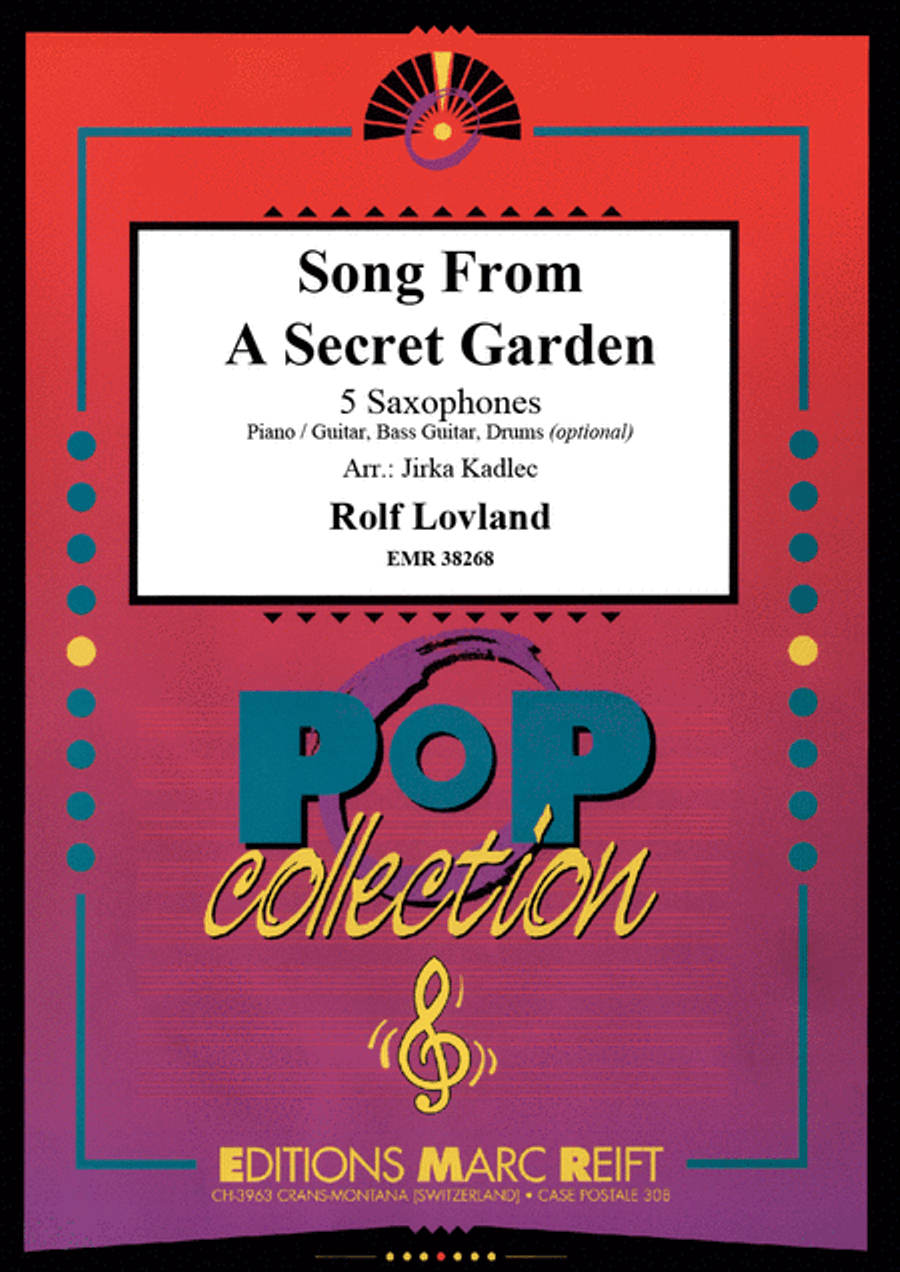Song From A Secret Garden Saxophone Quintet scores gallery preview page 1