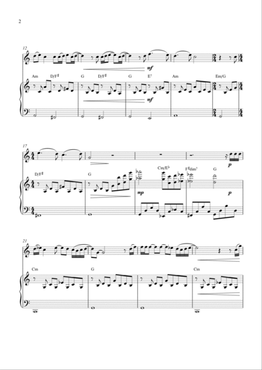 Je Veux Te Dire Adieu Je Veux Te Dire Adieu Piano scores gallery preview page 2