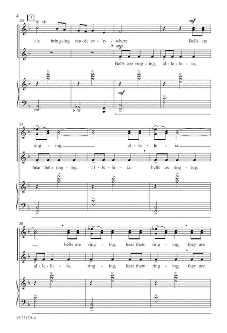 A Joyful Carol SSA scores gallery preview page 4