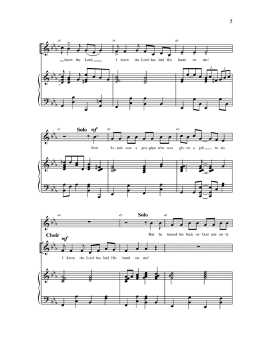 Hands For The World 2-Part scores gallery preview page 5