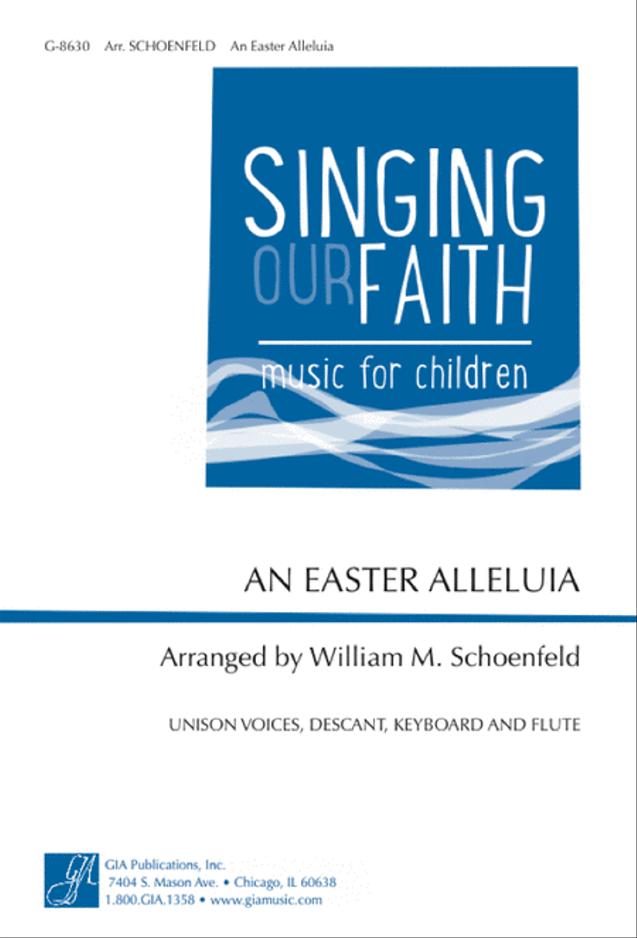 An Easter Alleluia Unison Choir scores gallery preview page 1