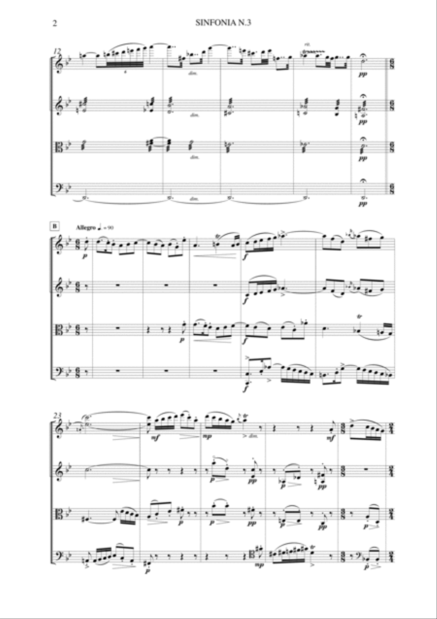Salvatore Passantino: SINFONIA N.3 IN SOL MINORE (ES-21-037)