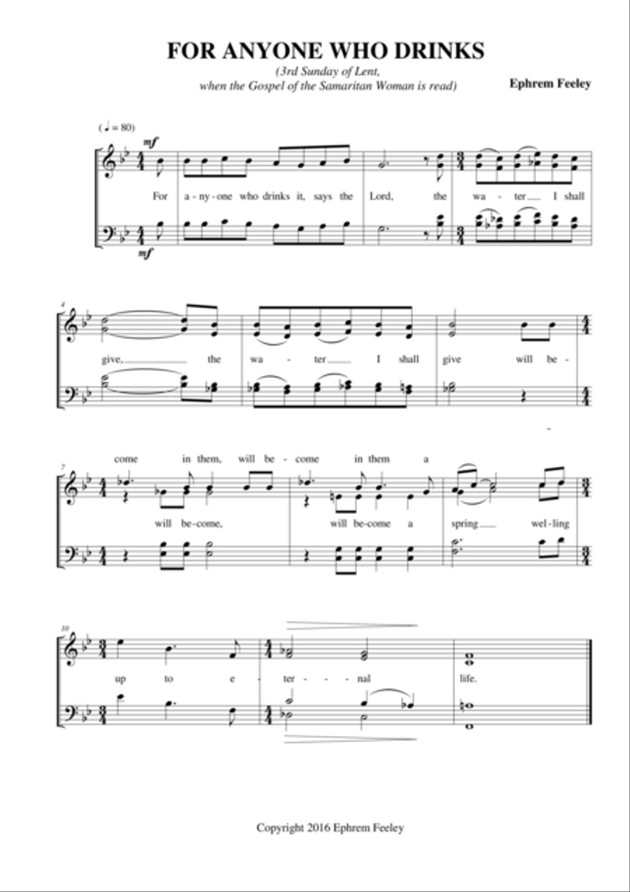 Choral Antiphons for Lent 4-Part scores gallery preview page 6