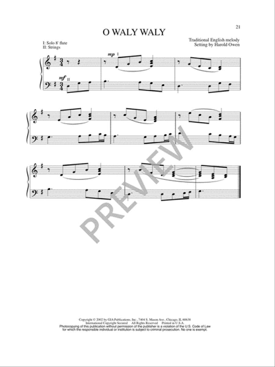 Twenty-Five Organ Harmonizations - Volume 2 Organ scores gallery preview page 23