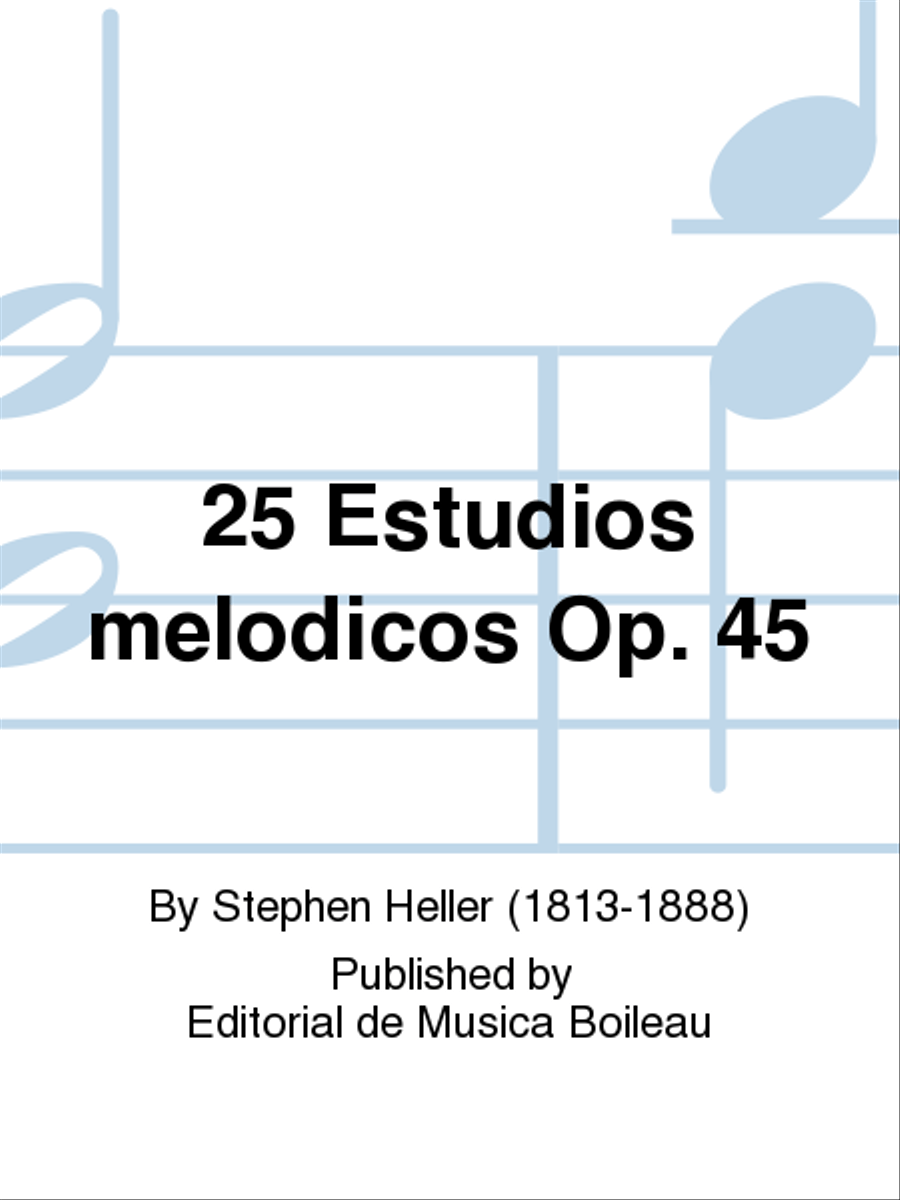 25 Estudios melodicos Op. 45 Piano Solo scores gallery preview page 1