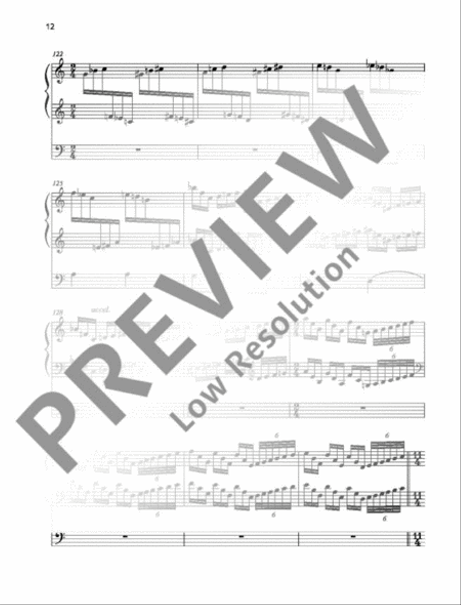Toccata con Variazioni Organ scores gallery preview page 13