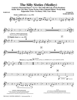 The Silly Sixties (Medley) - Baritone Sax