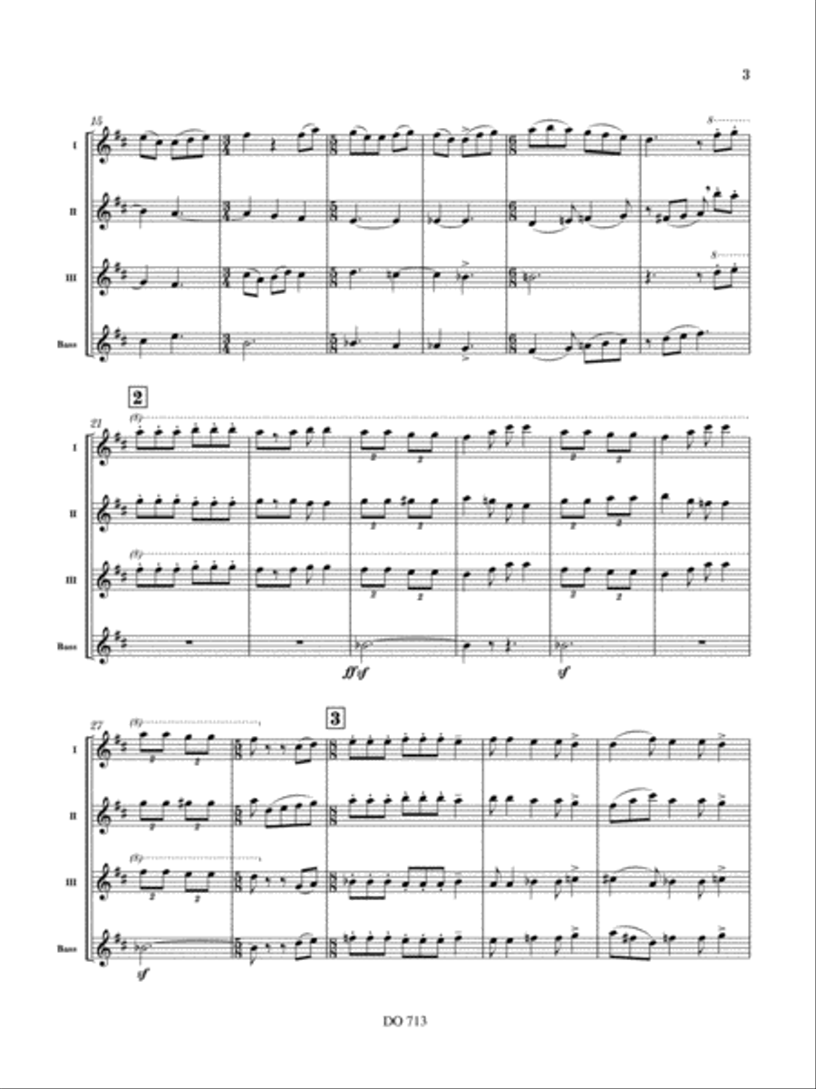 La Botella La Botella Flute Quartet scores gallery preview page 3