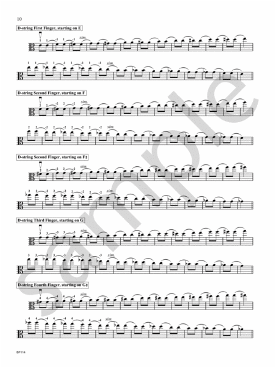 One-Step Scale System System for Viola Viola scores gallery preview page 8