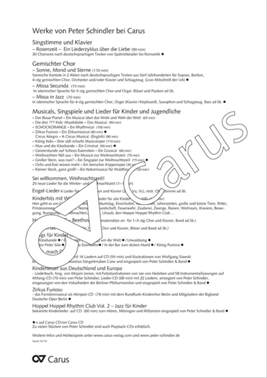 Friedenslied 4-Part scores gallery preview page 13