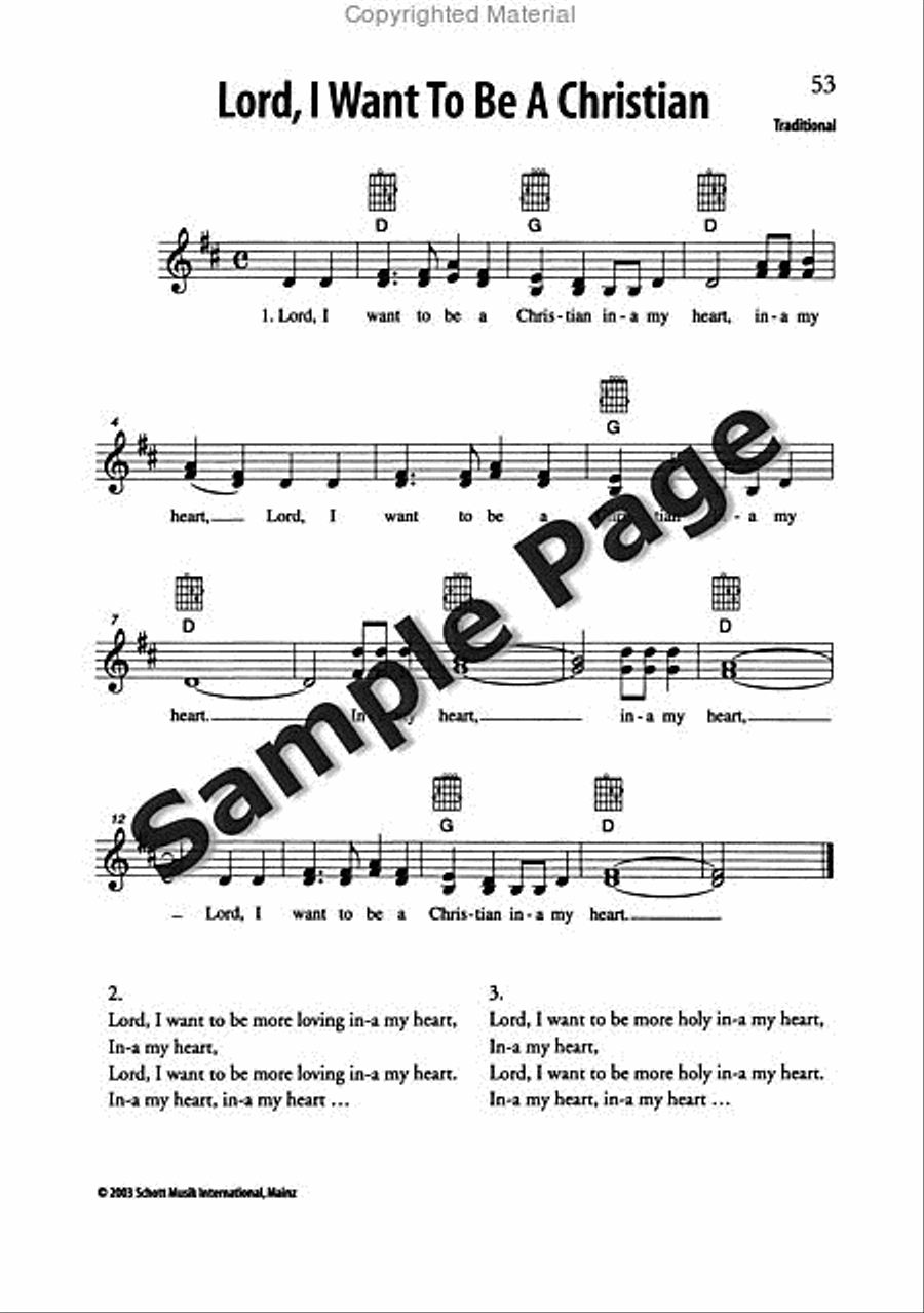 Best of Spirituals & Gospels Acoustic Guitar scores gallery preview page 54