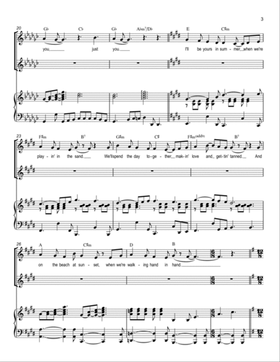 Girl For All Seasons Girl For All Seasons Voice scores gallery preview page 3