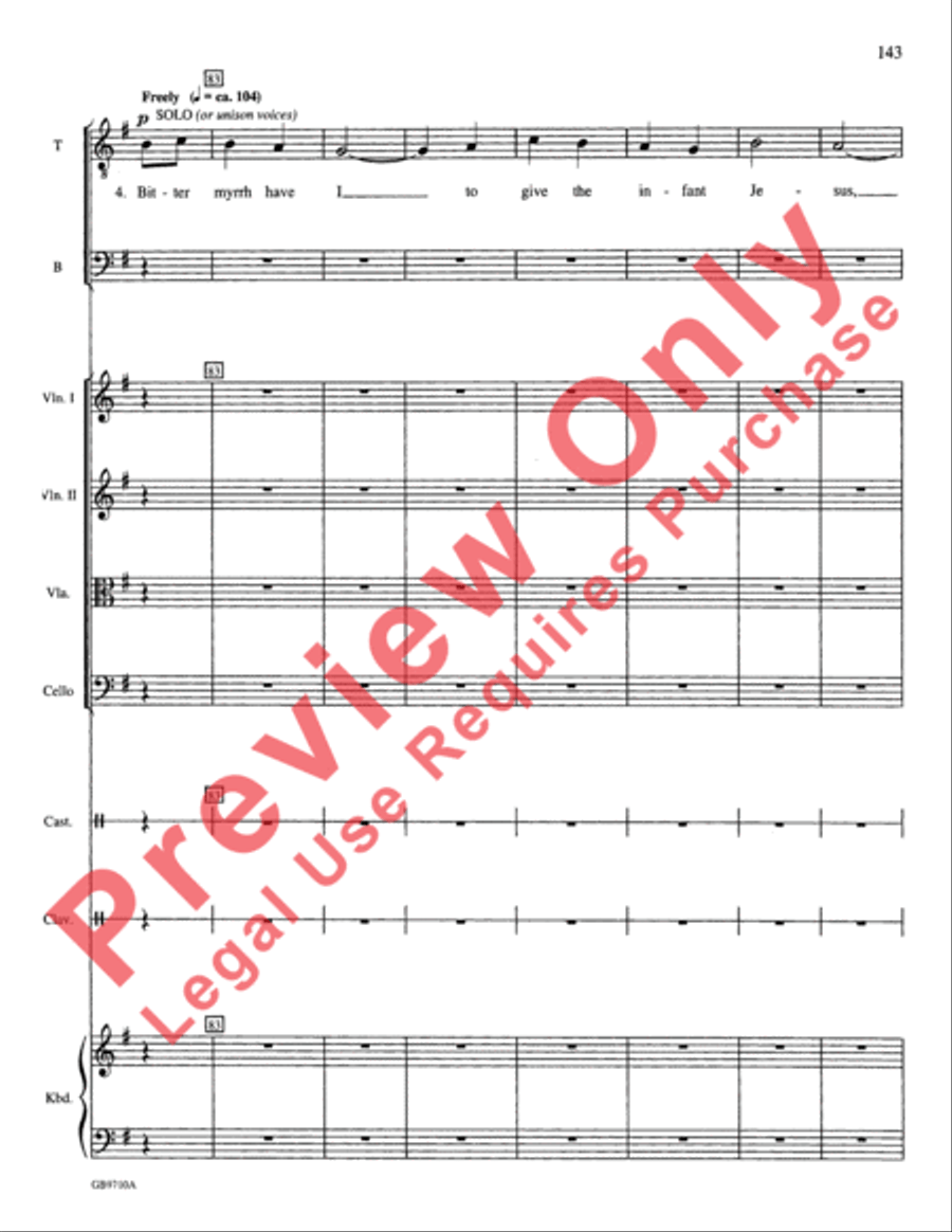 A Festival of Lessons and Carols Choir scores gallery preview page 144