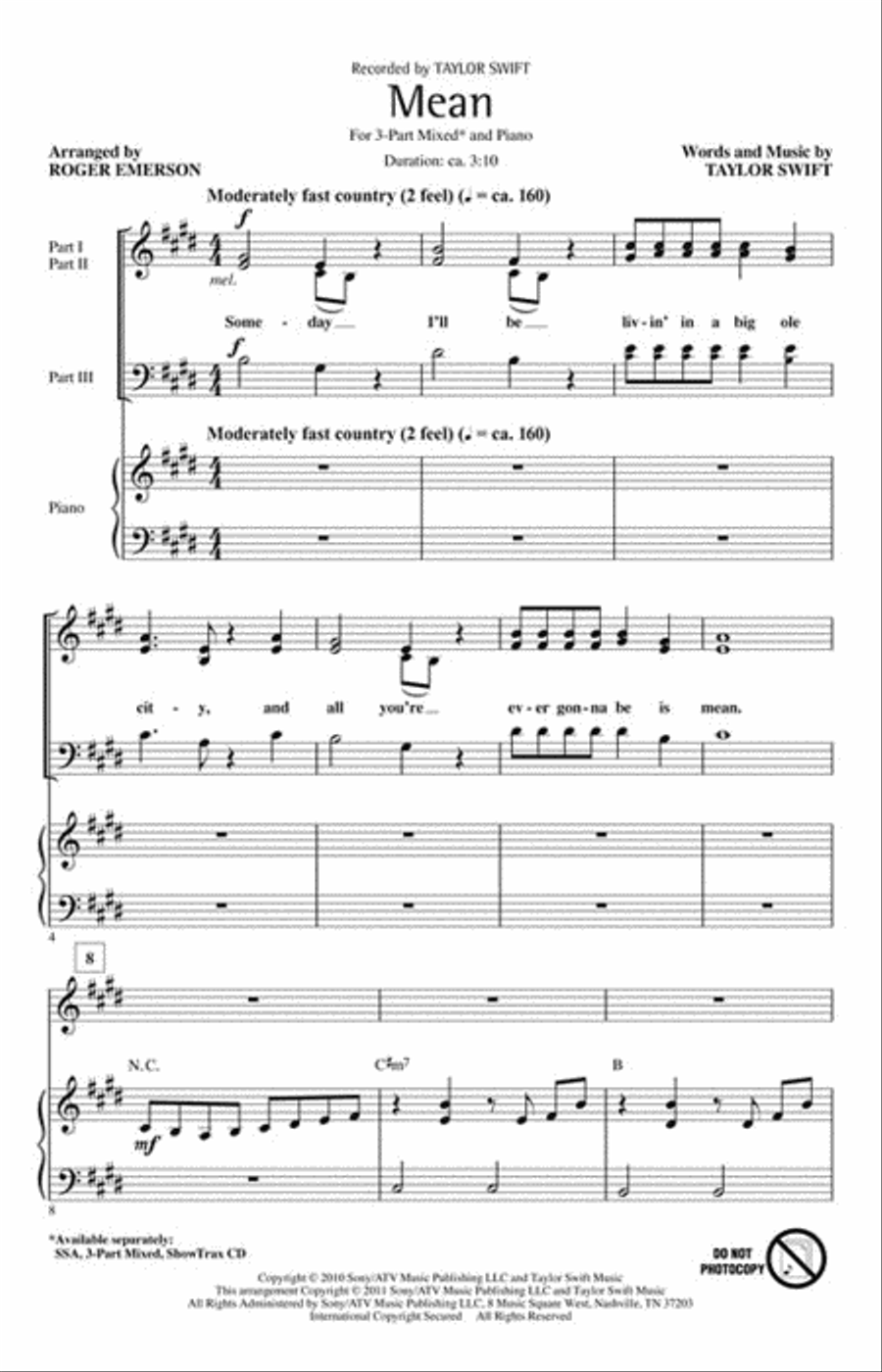 Mean 3-Part scores gallery preview page 2