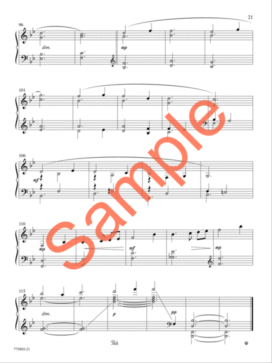My Joy and My Rest Piano Solo scores gallery preview page 18