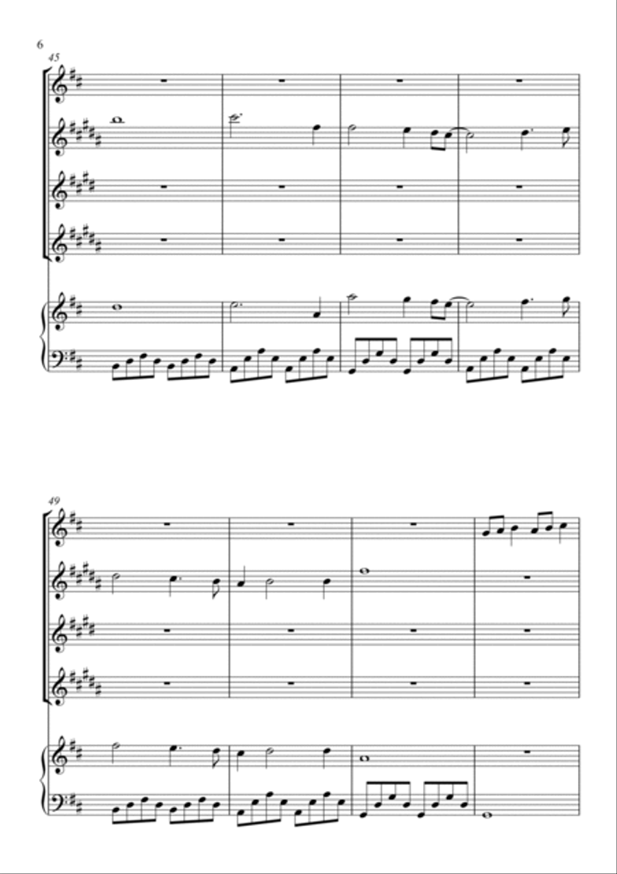 My Heart Will Go On (love Theme From 'titanic') Small Ensemble scores gallery preview page 6