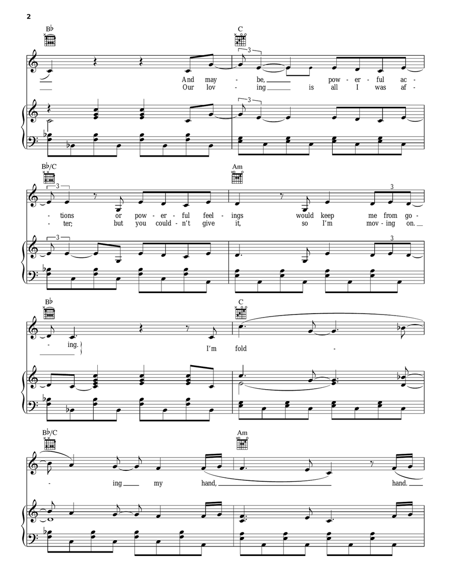 Good Morning Good Morning Piano, Vocal, Guitar scores gallery preview page 2