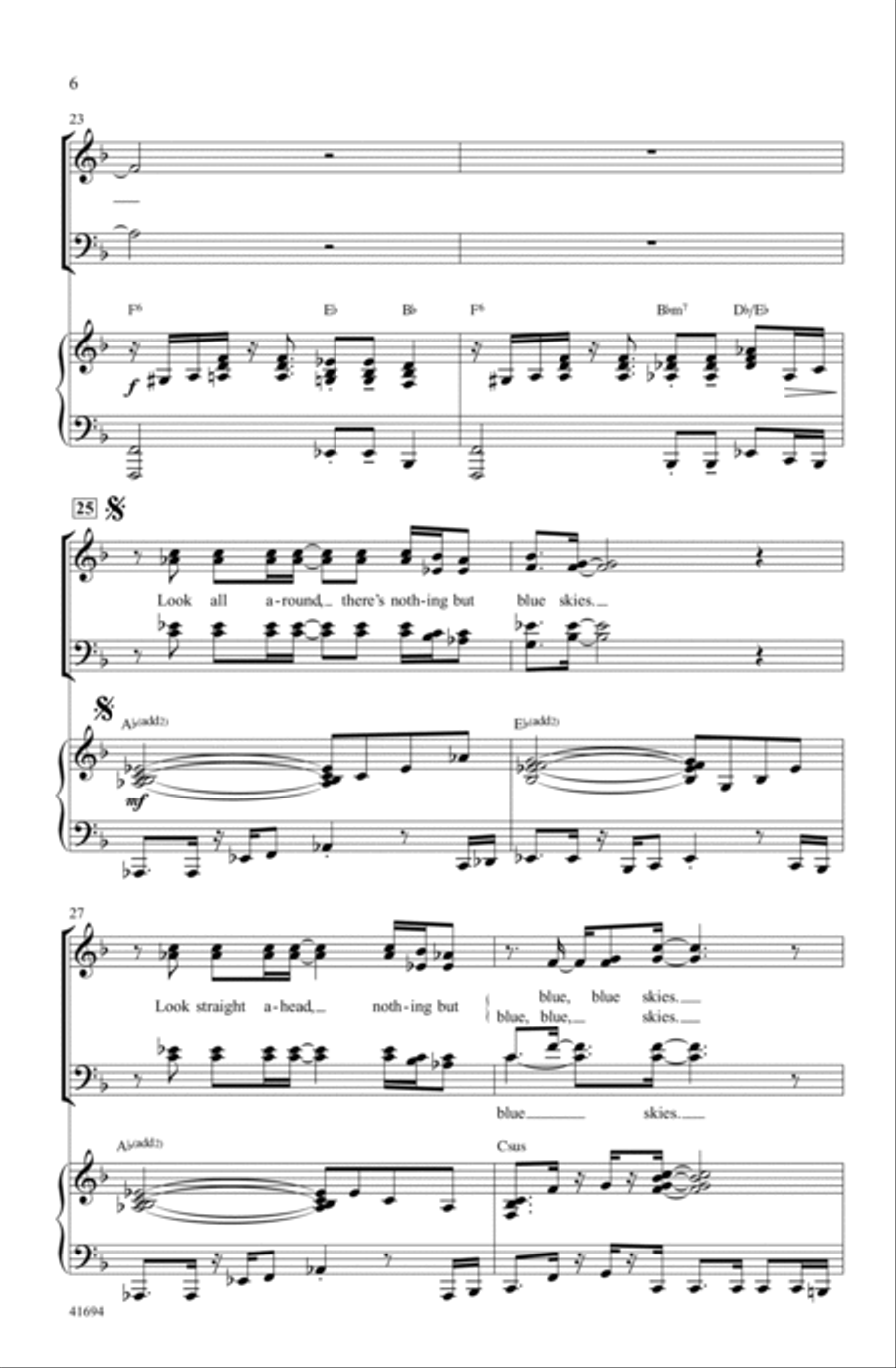 I Can See Clearly Now Choir scores gallery preview page 5