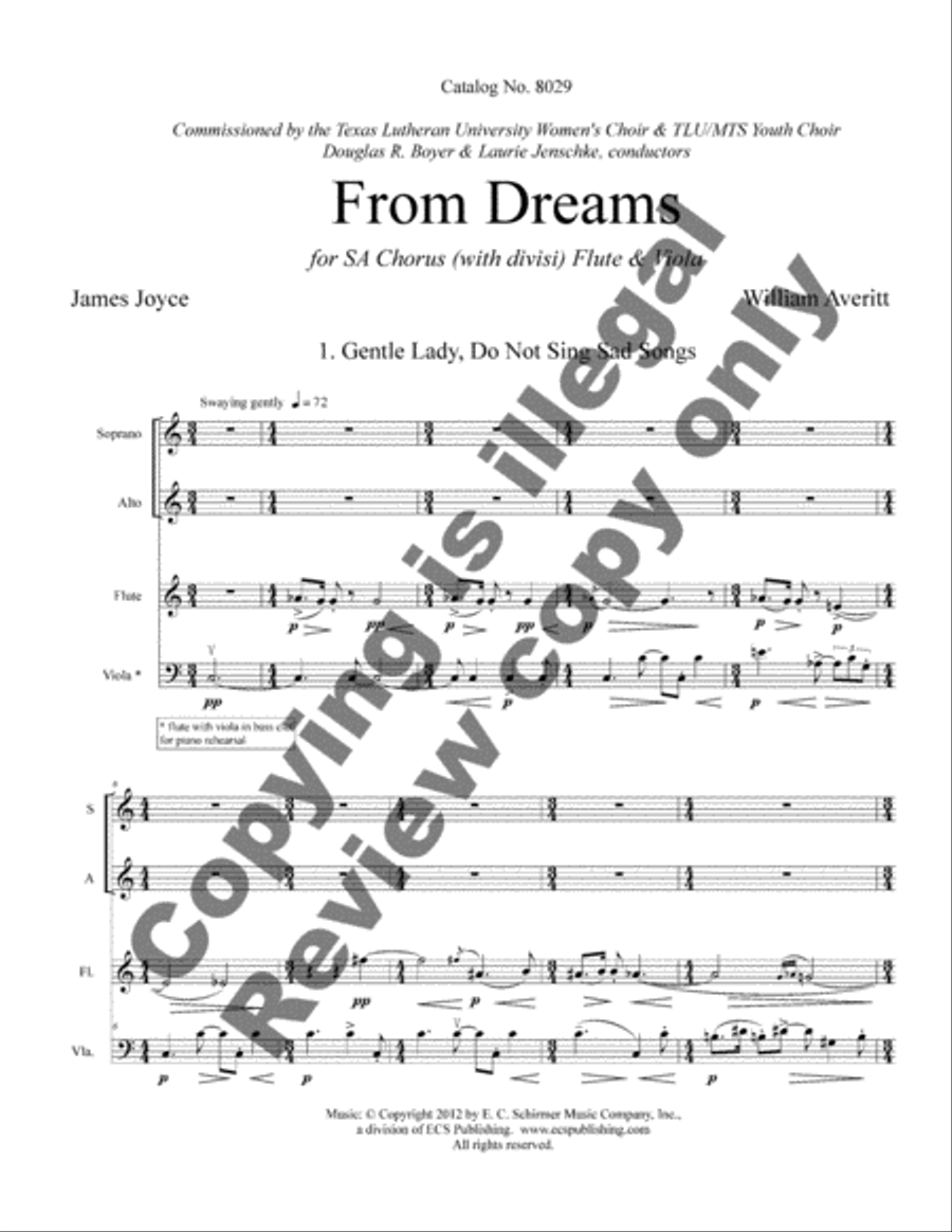 From Dreams From Dreams SA scores gallery preview page 2