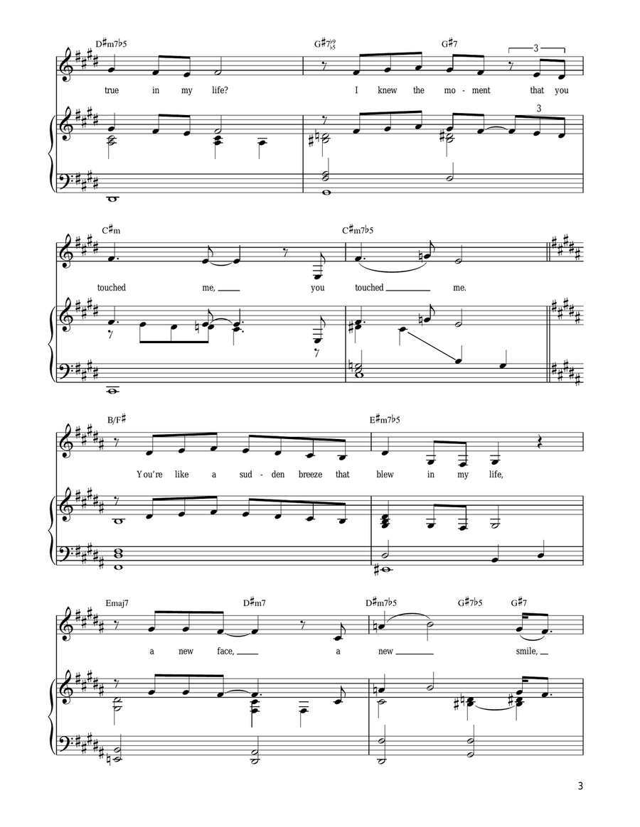 Something New In My Life Piano, Vocal, Guitar scores gallery preview page 3