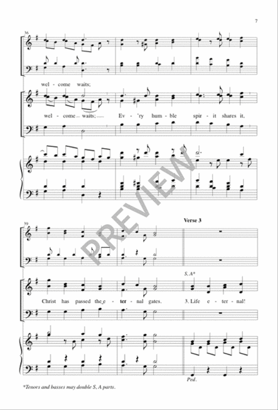 Sing with All the Saints Sing with All the Saints 4-Part scores gallery preview page 7
