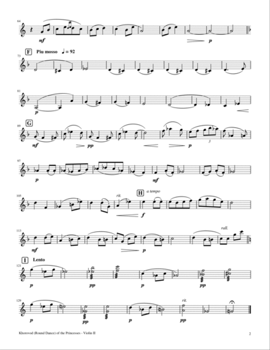 Firebird Suite String Quartet scores gallery preview page 4
