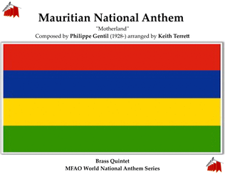 Mauritian National Anthem ''Motherland'' for Brass Quintet