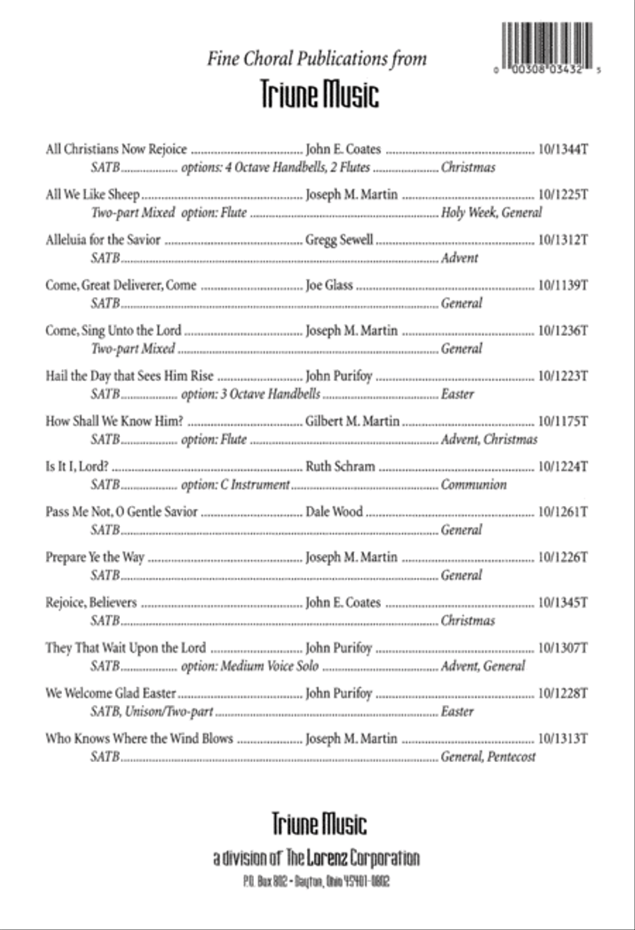 Easter Day Breaks, Christ Arises! 4-Part scores gallery preview page 8