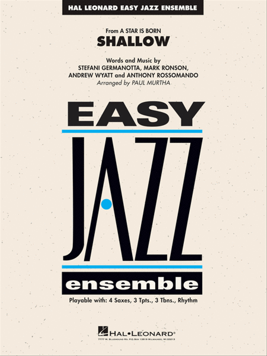Shallow (from A Star Is Born) Jazz Ensemble scores gallery preview page 1