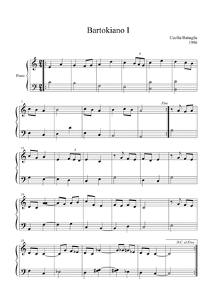 Bartokiano I - Piano solo