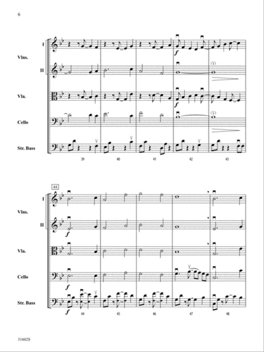 Mercurius: Score Mercurius: Score String Orchestra scores gallery preview page 6