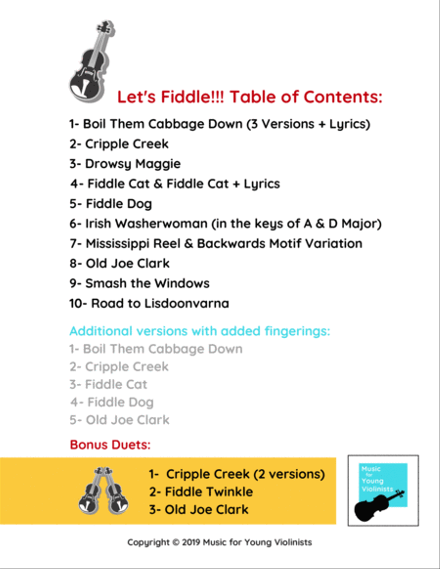 Let's Fiddle!!! String Duet scores gallery preview page 4