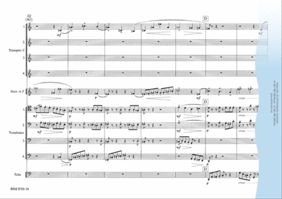 Brass Symphony Horn scores gallery preview page 6