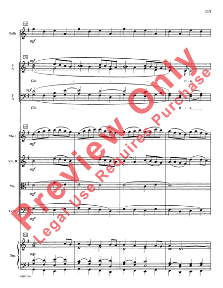 A Festival of Lessons and Carols Choir scores gallery preview page 114