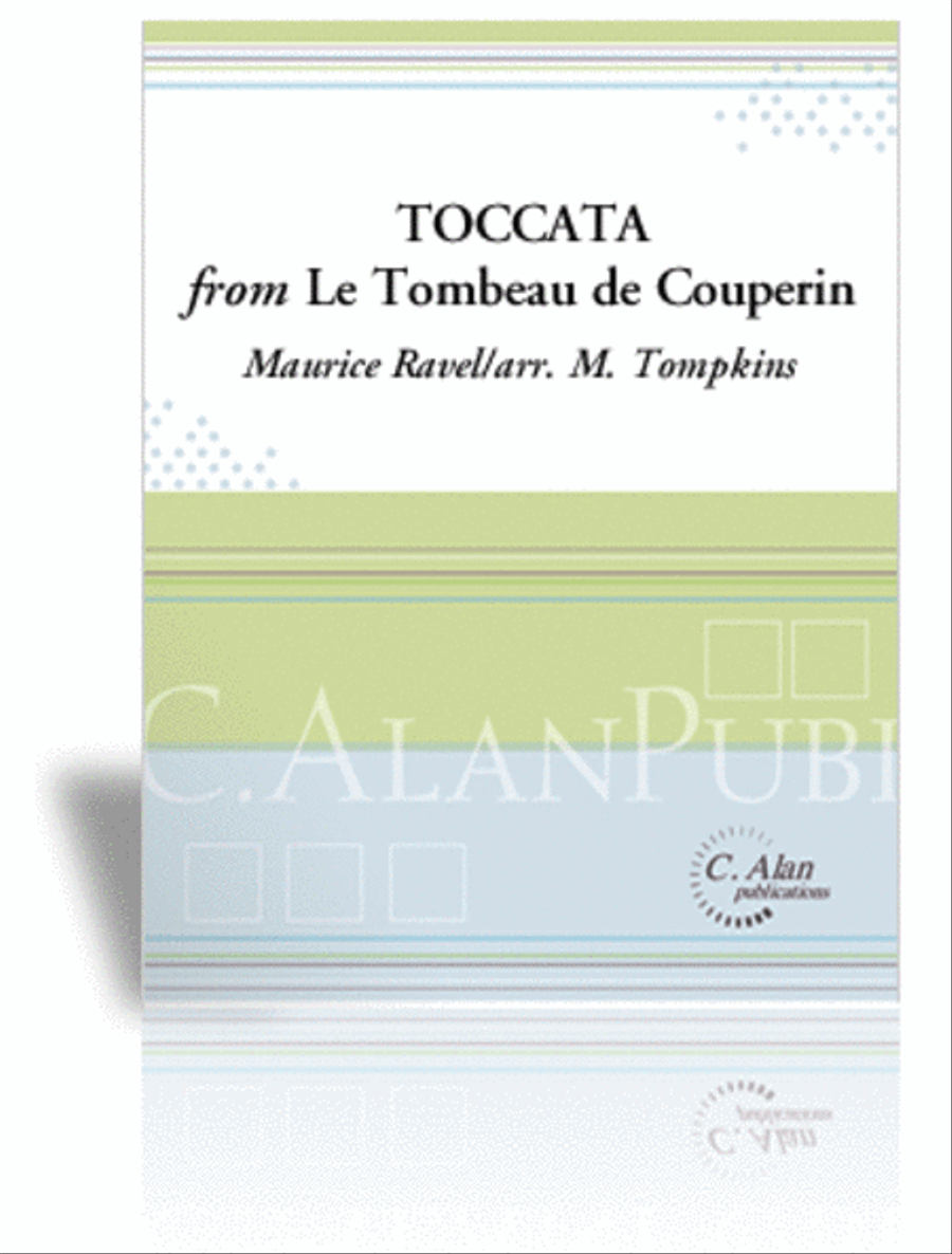 Toccata from 'Le Tombeau de Couperin' Percussion Ensemble scores gallery preview page 1