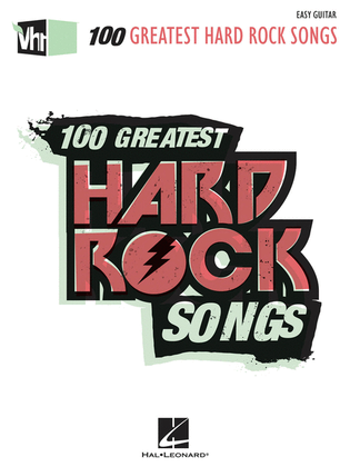 Book cover for VH1's 100 Greatest Hard Rock Songs