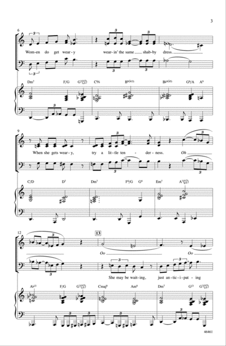 Try a Little Tenderness Try a Little Tenderness Choir scores gallery preview page 2