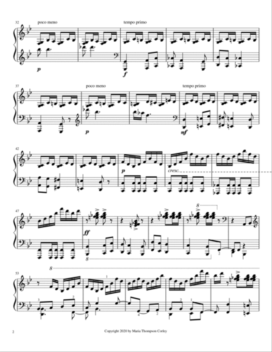 Willful Ignorance Piano Solo scores gallery preview page 2