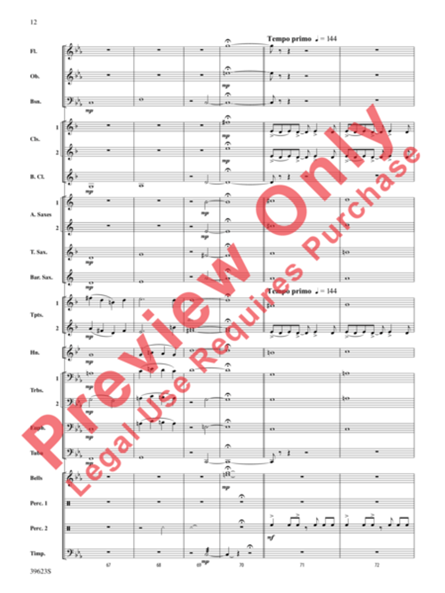 Beyond the Riverbend Concert Band scores gallery preview page 13