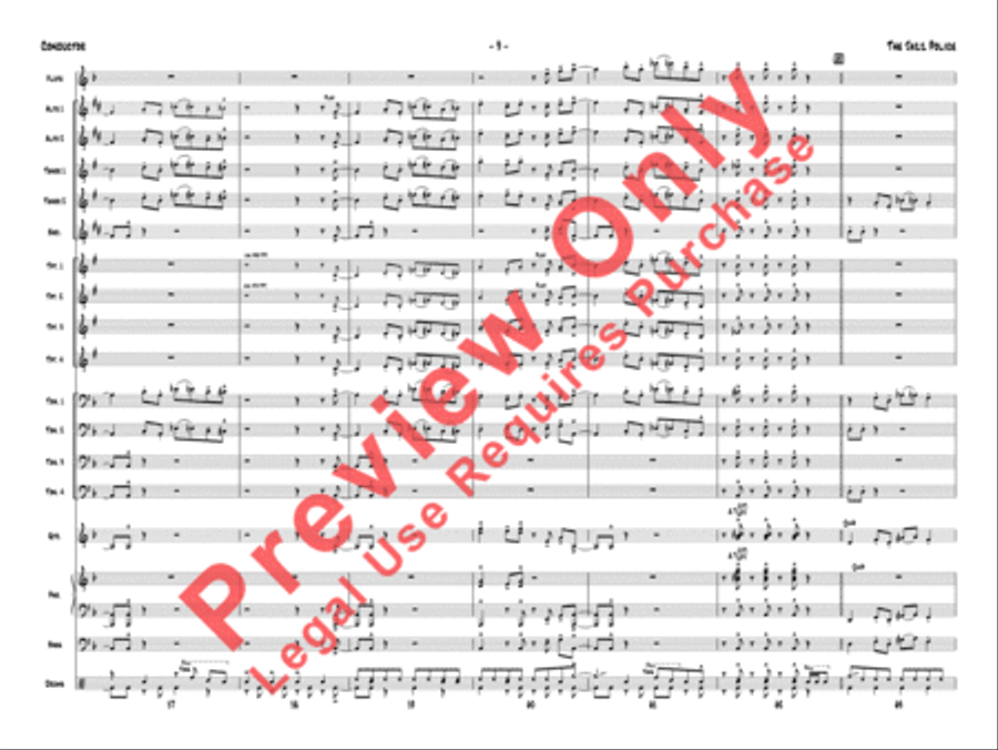 The Jazz Police Jazz Ensemble scores gallery preview page 12