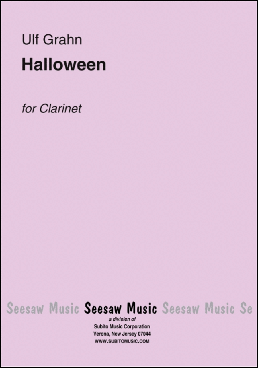Halloween Clarinet Solo scores gallery preview page 1