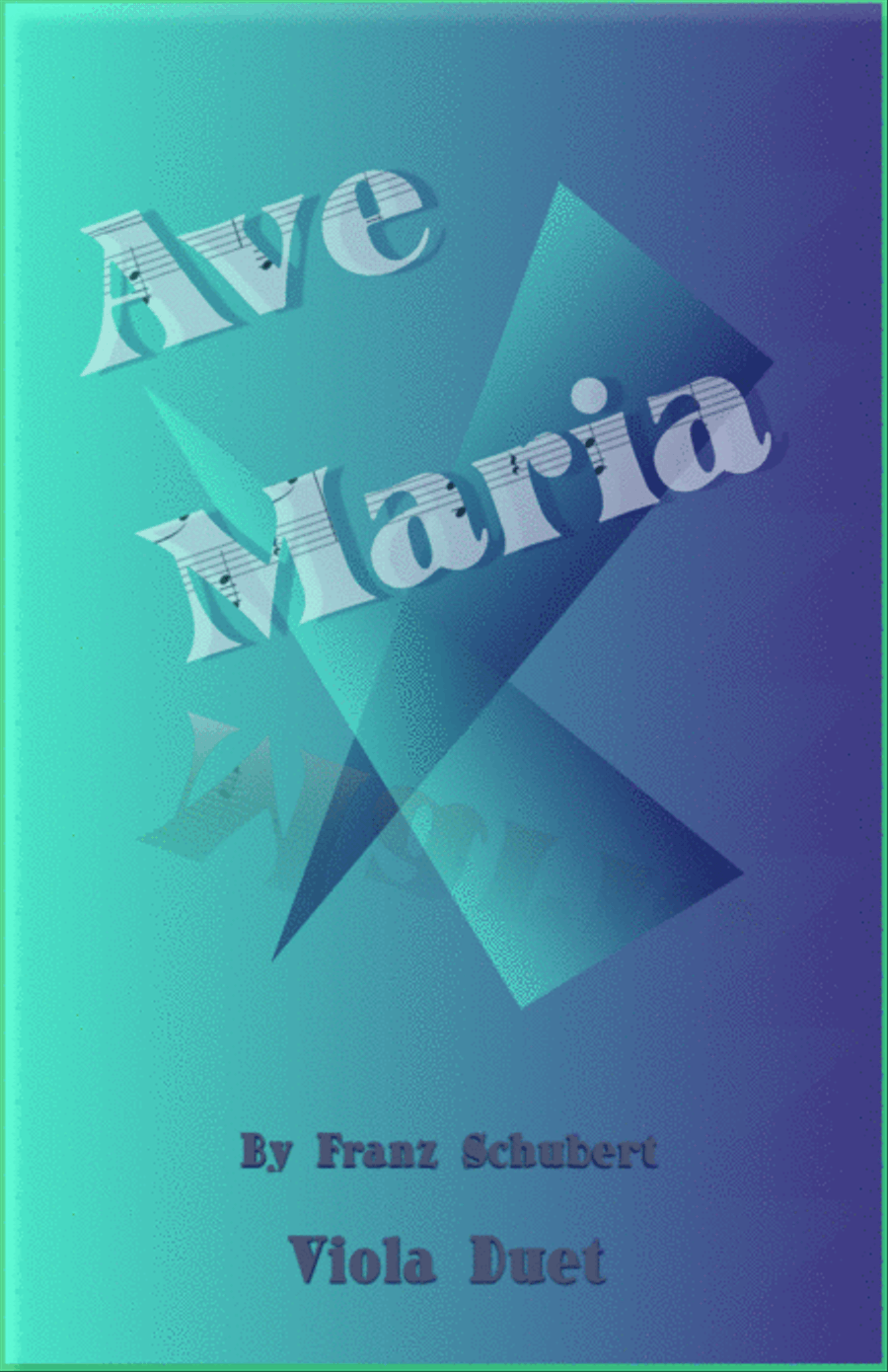 Ave Maria by Franz Schubert, Viola Duet String Duet scores gallery preview page 1