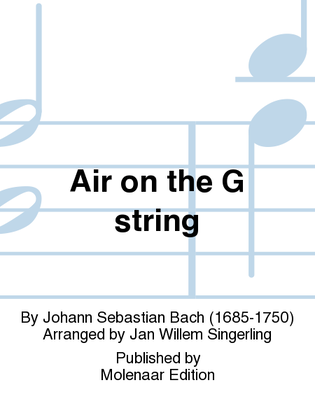 Book cover for Air on the G string