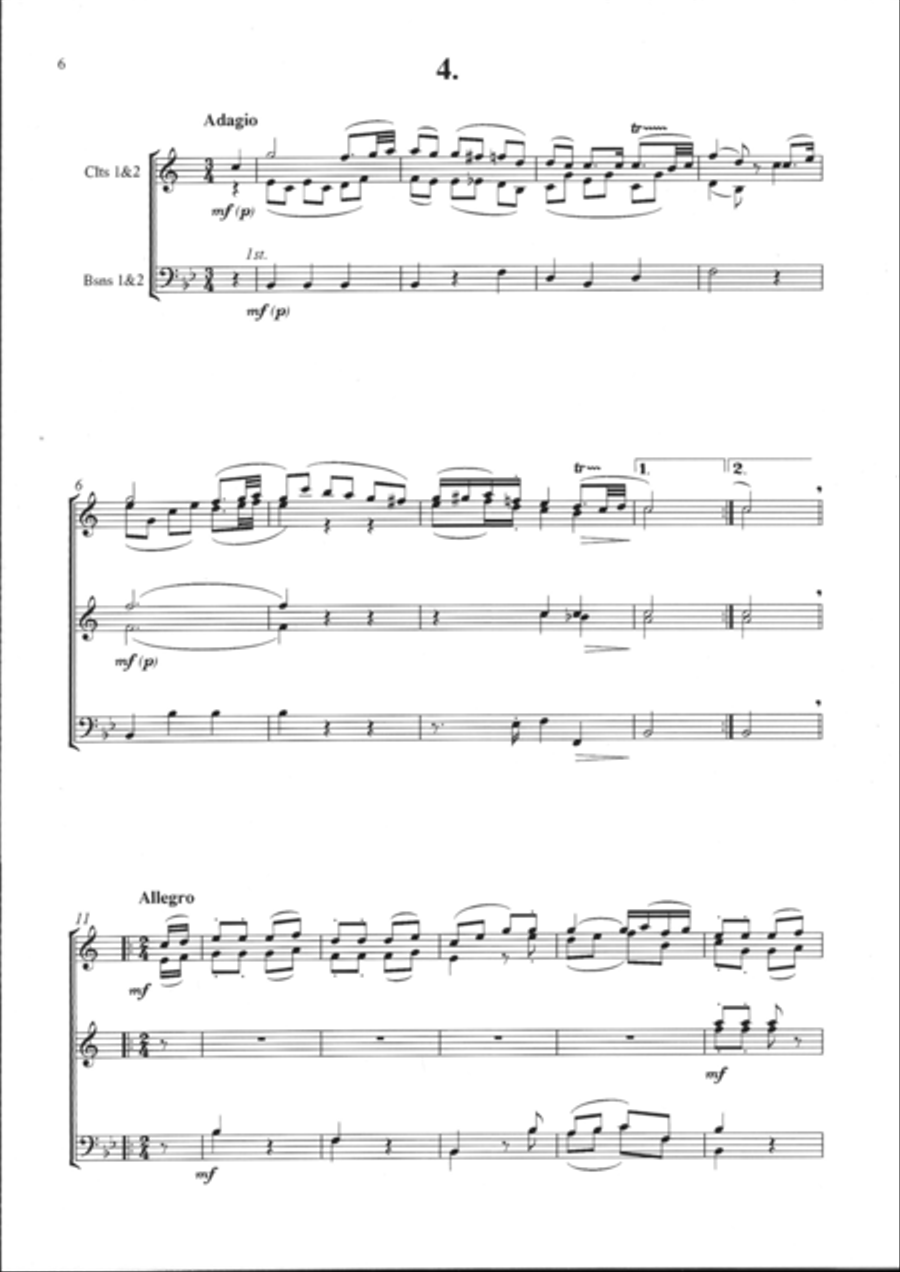 Mozart Divertimenti Bassoon scores gallery preview page 5