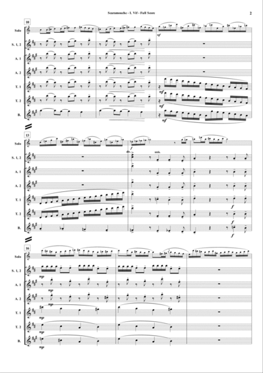 Scaramouche Woodwind Ensemble scores gallery preview page 3