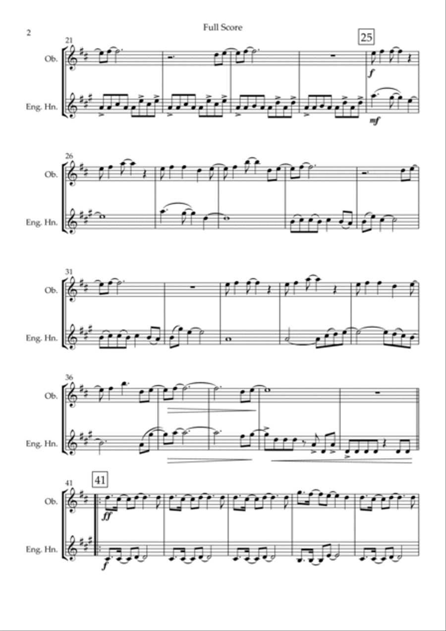 Without You Without You Woodwind Duet scores gallery preview page 2