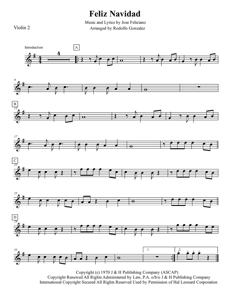 Feliz Navidad Feliz Navidad Full Orchestra scores gallery preview page 5